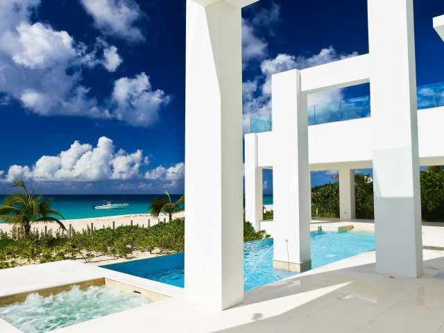 Contemporary 8 Bedroom Luxury Beachfront Villa in Anguilla