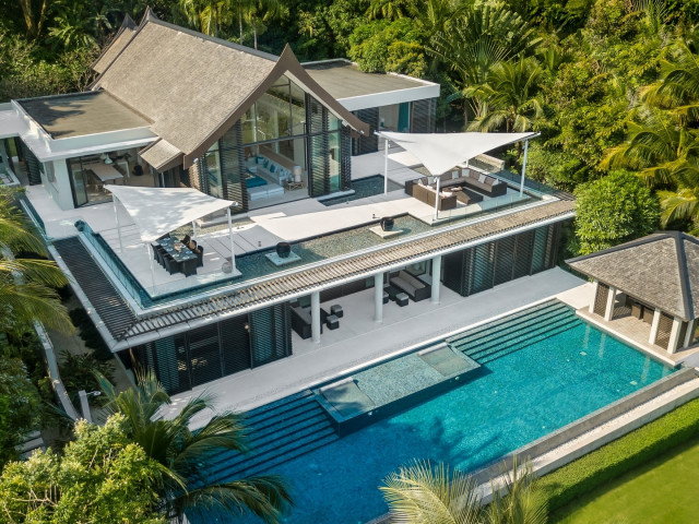 Gorgeous 5 Bedroom Private Luxury Designer Beachfront Villa for Sale in Cape Yamu, Phuket