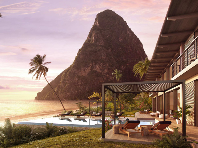 Ultra-Exclusive 4 Bedroom Luxury Beachfront Residence in Saint Lucia