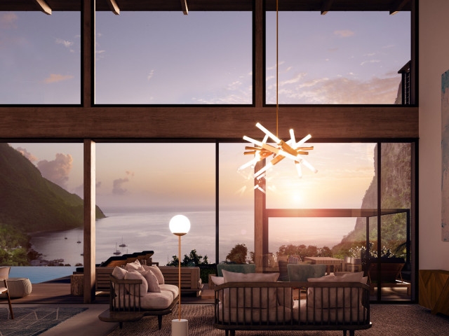 5 Bedroom Ultra-Luxury Hillside Homes in Saint Lucia