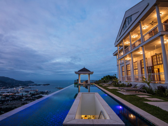 Unbelievable 6 Bedroom Private Hilltop Villa with Incredible Ocean Views for Sale in Mahé, Seychelles