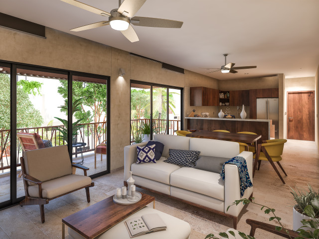 2 Bedroom Boutique Apartment with Garden in Tulum (B-006)