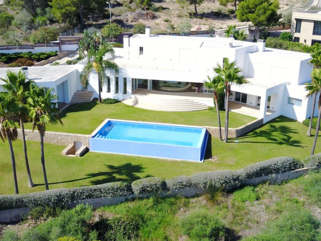 Minimalist 6 Bedroom Villa with Sea Views in Sol de Mallorca