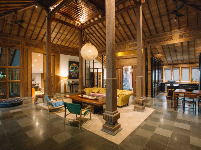 Stunning 3 Bedroom Luxury Joglo Villa with Traditional Javanese Flare for Sale in Pererenan, Bali