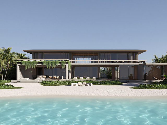 Exclusive 4 Bedroom Luxury Maldivian Beach Mansion with Lifetime Residency