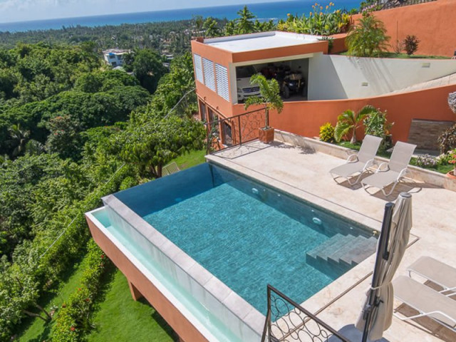 Wonderful 3 Bedroom Hillside Sea View Villa for Sale in Las Terrenas, the Dominican Republic