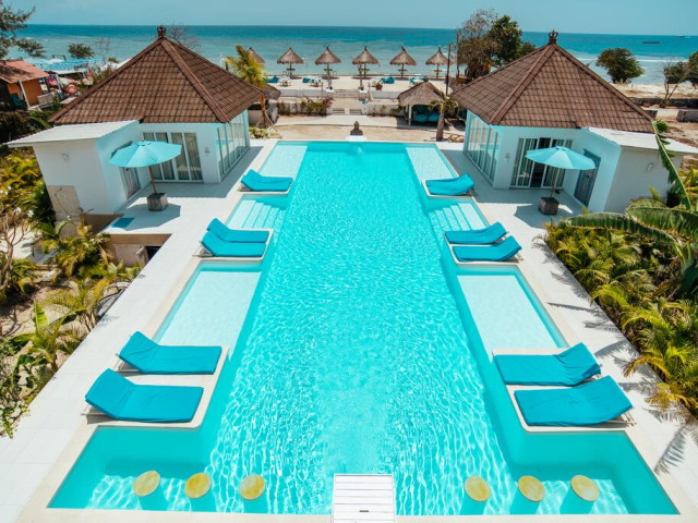 Popular 9 Bedroom Villa (Boutique Hotel) for Sale in Gili Trawangan, Indonesia