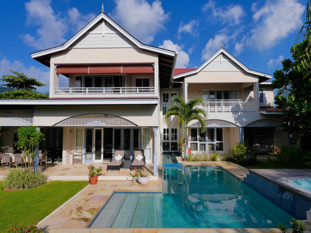 Modern 5 Bedroom Luxury Private Oceanfront Designer Villa for Sale on Eden Island, Seychelles