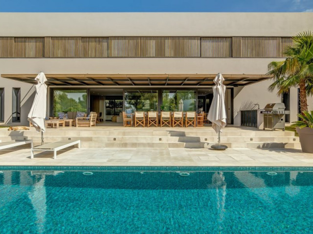 Chic 6 Bedroom Designer Sea View Villa in Sought After Location of Santa Ponsa