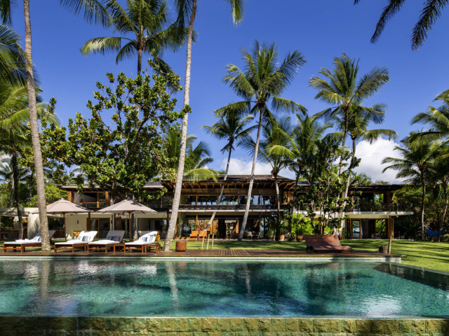 Jaw Dropping 6 Bedroom Luxury Beachfront Villa with 100 Metres of Beach Frontage for Sale in Trancoso, Brazil