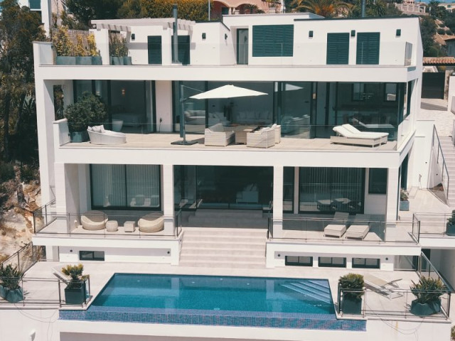 New Build Modern 5 Bedroom Sea View Villa in Port Andratx