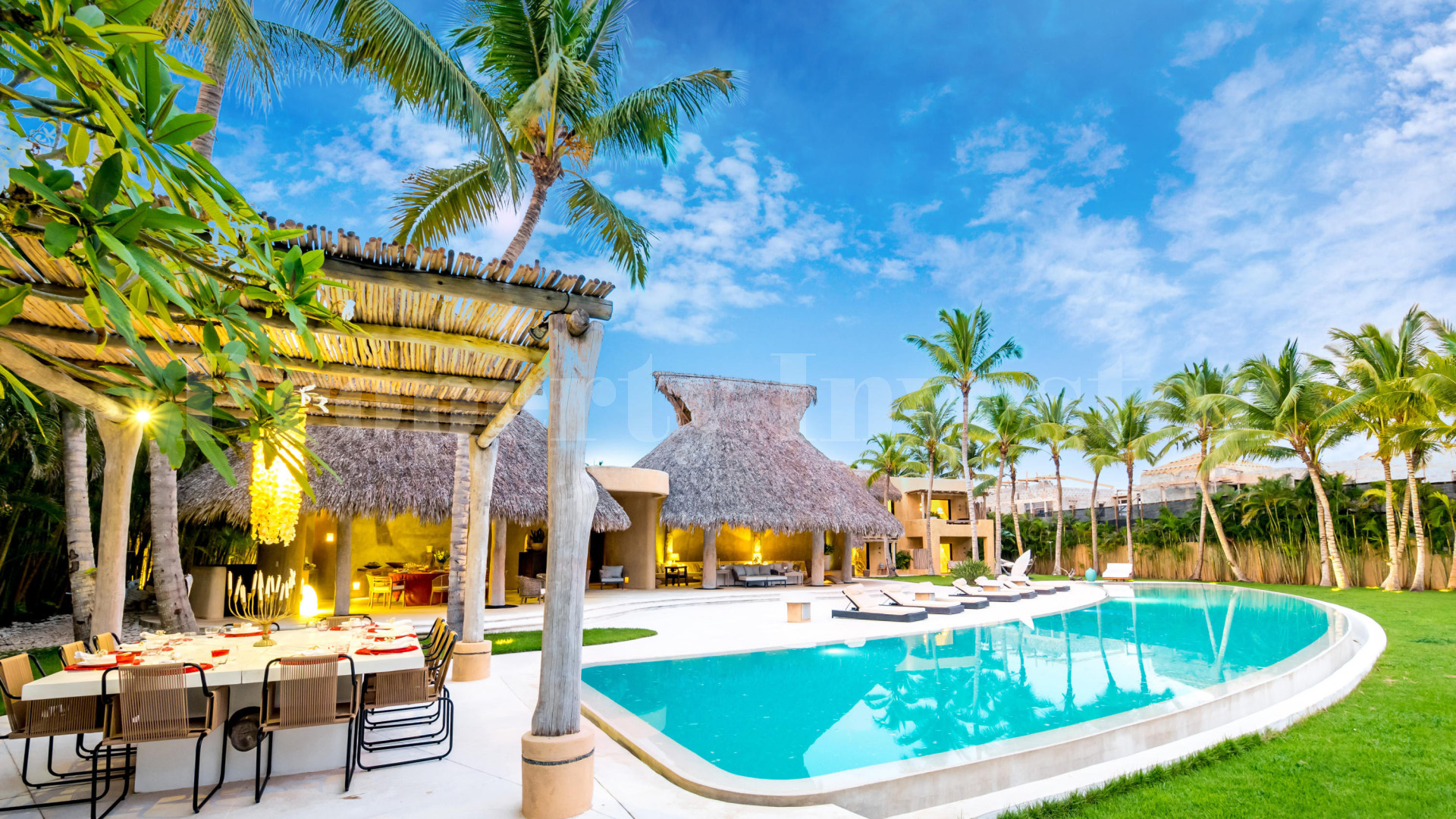 Unique 5 Bedroom "Organic" Luxury Oceanfront Villa with Amazing Ocean & Golf Views for Sale in Casa de Campo, the Dominican Republic