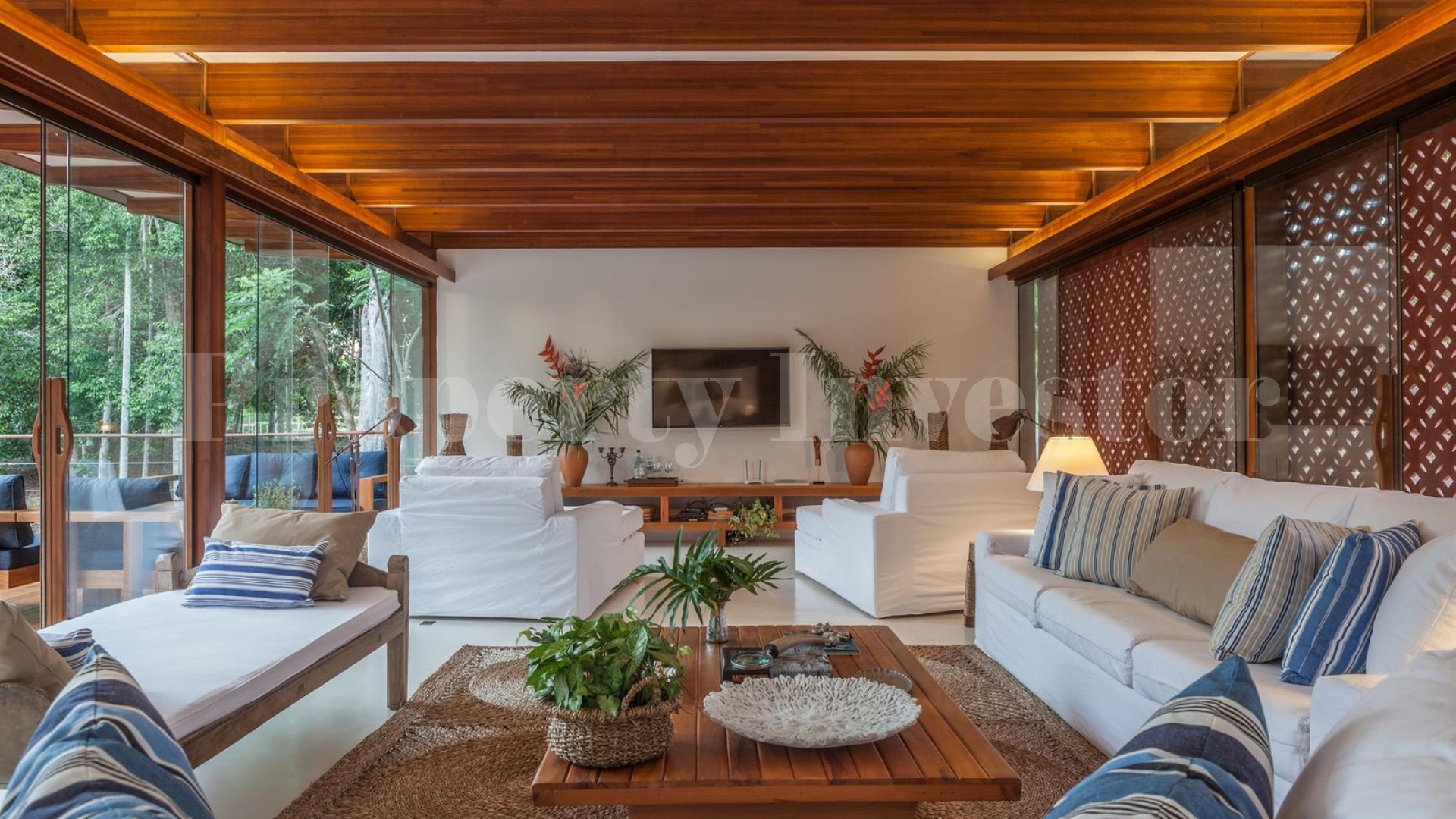 One-of-a-Kind 6 Bedroom Tropical Luxury Designer Rainforest Villa for Sale in Trancoso, Brazil