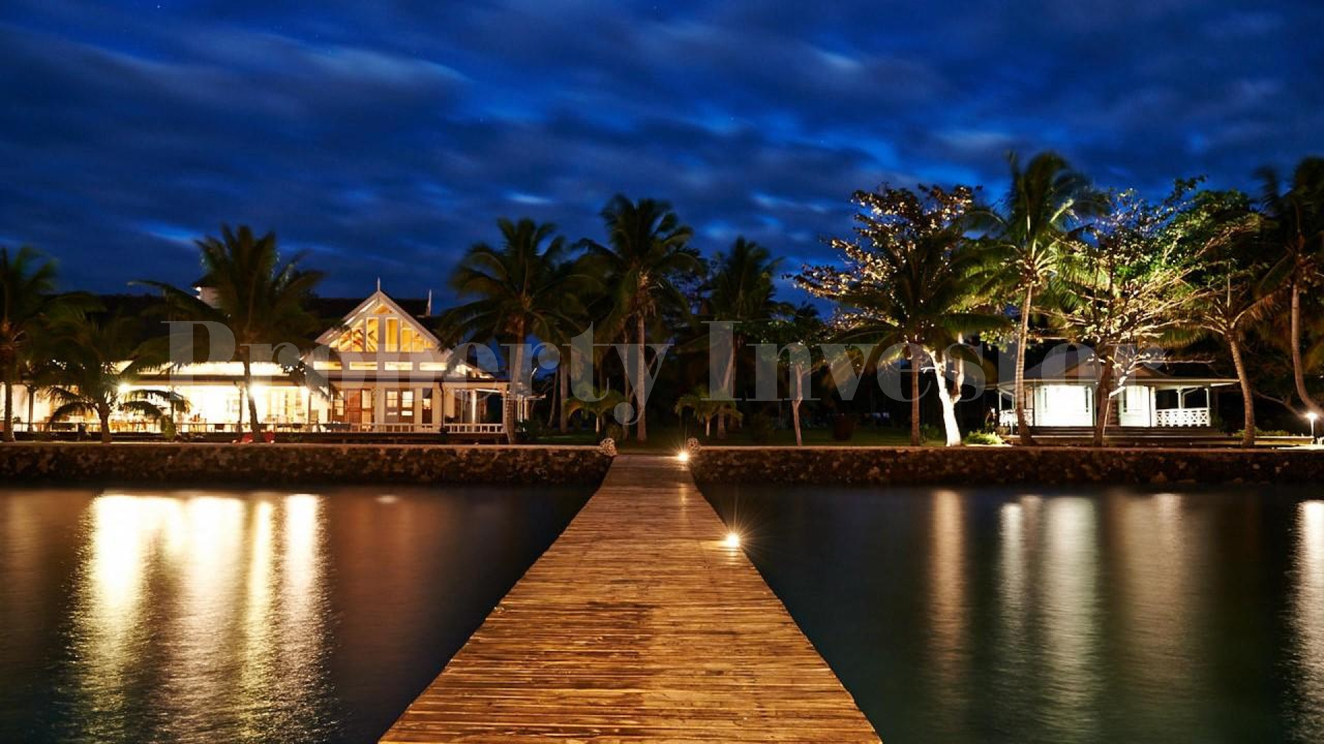 Stunning 4 Bedroom Private Colonial Beach Retreat with 5 Guest Bures & 2 Beach Frontages for Sale on the Rainbow Reef, Fiji