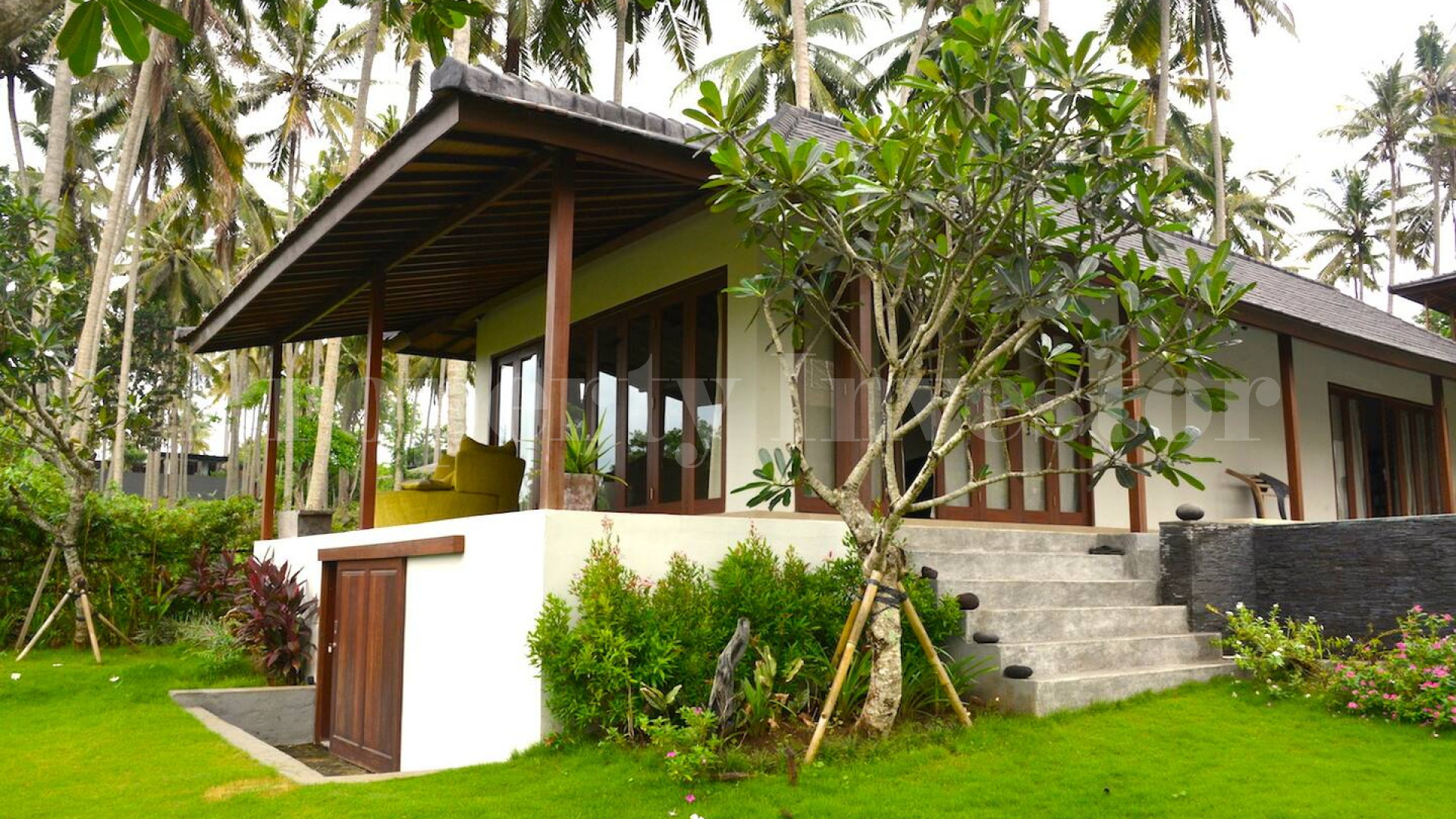 Stunning 4 Bedroom Modern Balinese Oceanfront Villa for Sale in Tabanan, Bali