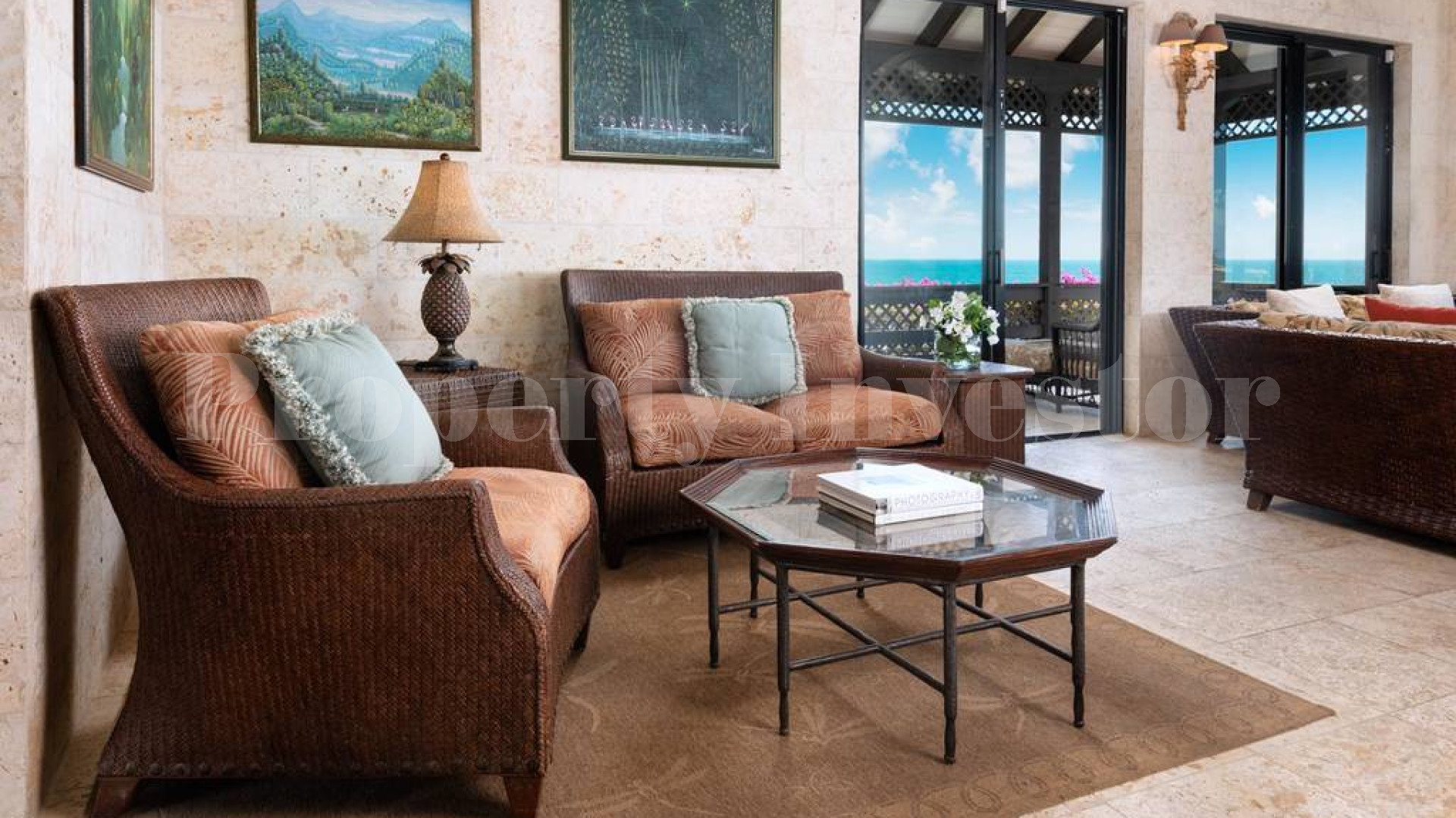 Incredible 6 Bedroom Luxury Oceanview Villa with Private Beach Access for Sale in Sapodilla Bay, Turks & Caicos