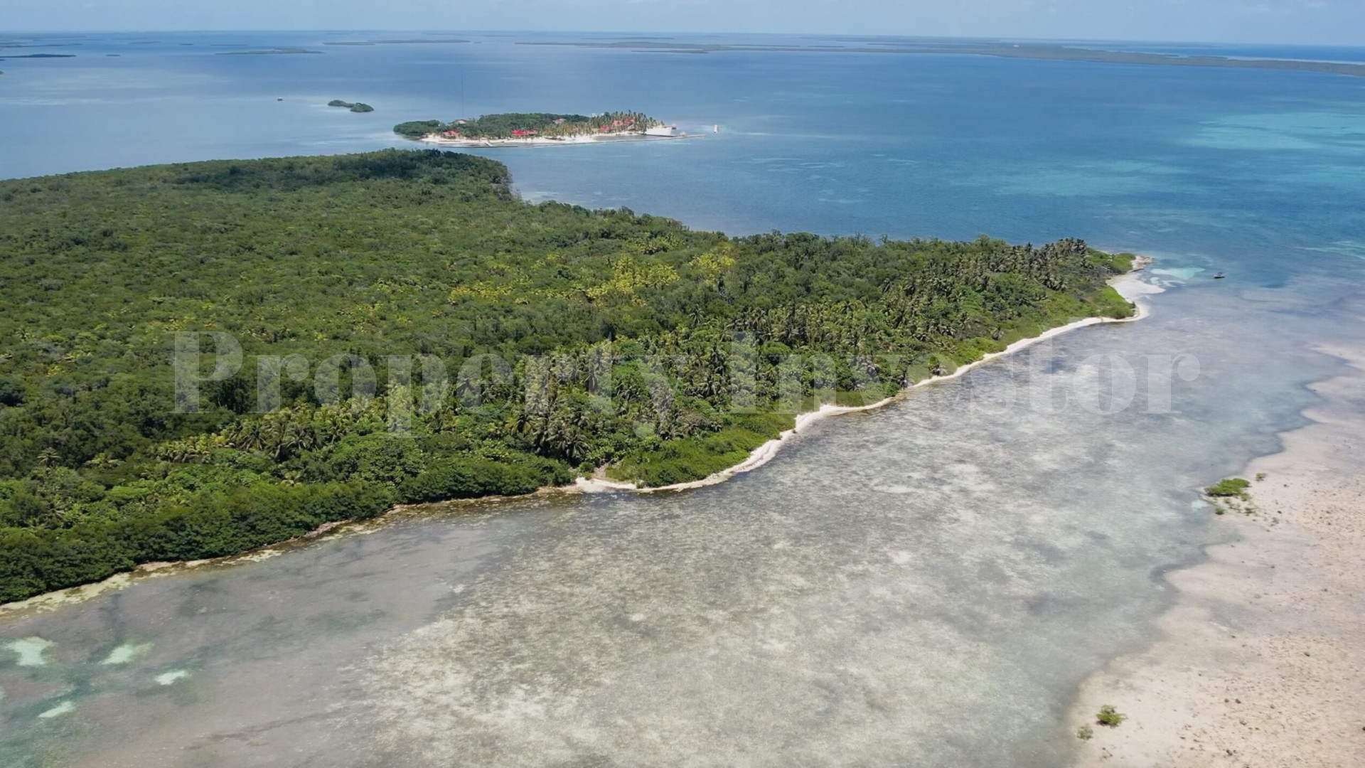 Caye Bokel — 33 Acre Private Virgin Island Parcel for Sale in Belize
