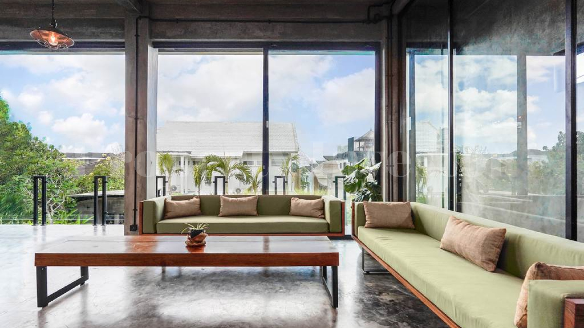 Modern 3 Bedroom Concrete Industrial Style Villa for Sale in Umalas, Bali