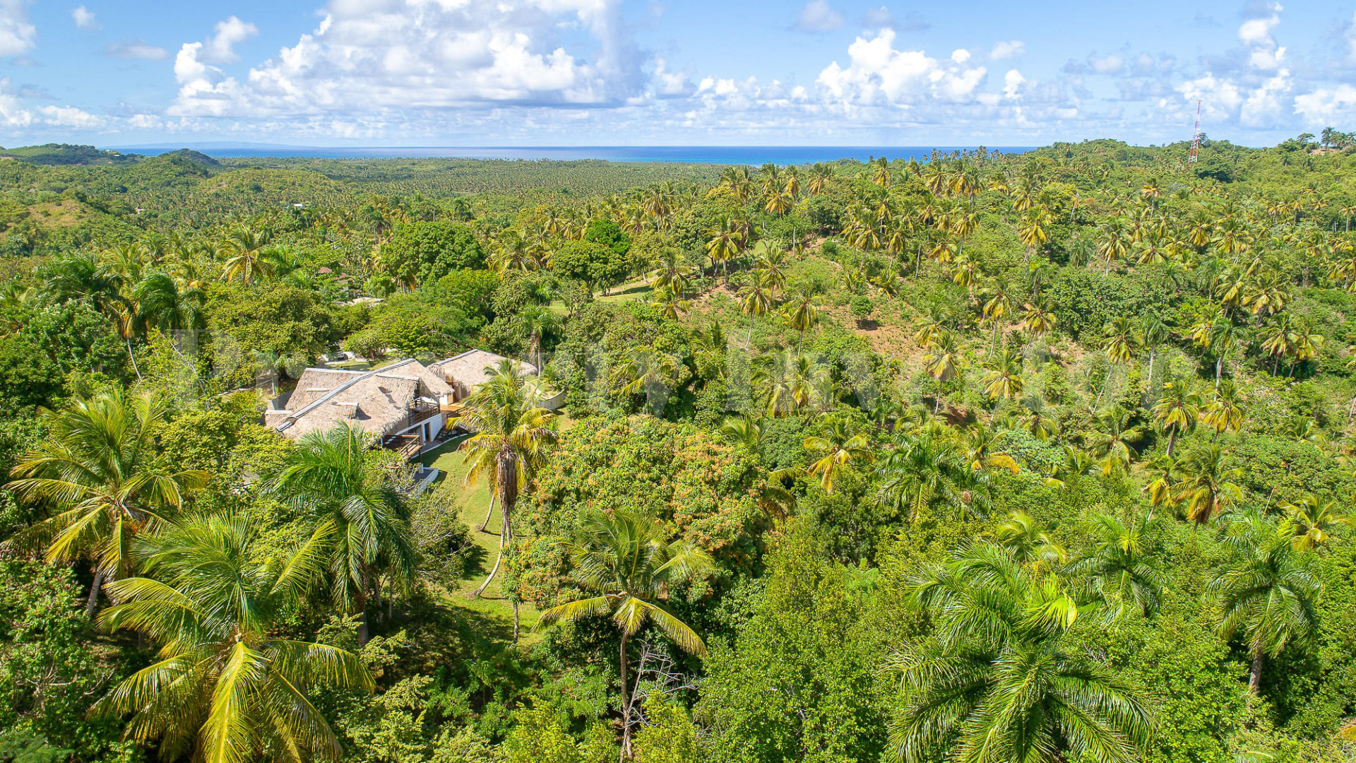 Эко ретрит на 5 спален с ручной отделкой с невероятными видами на океан и тропические сады рядом с Лас-Терренас, Доминиканская Республика