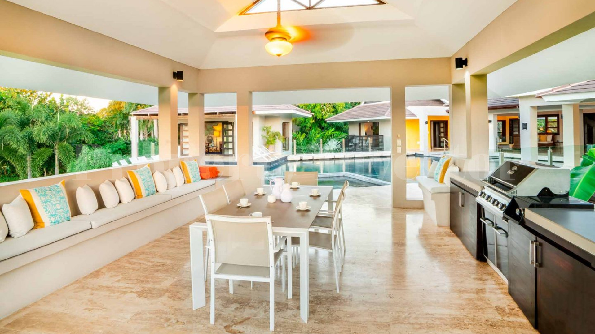 Extravagant 6 Bedroom Luxury Designer Golf Villa for Sale in La Romana, Dominican Republic