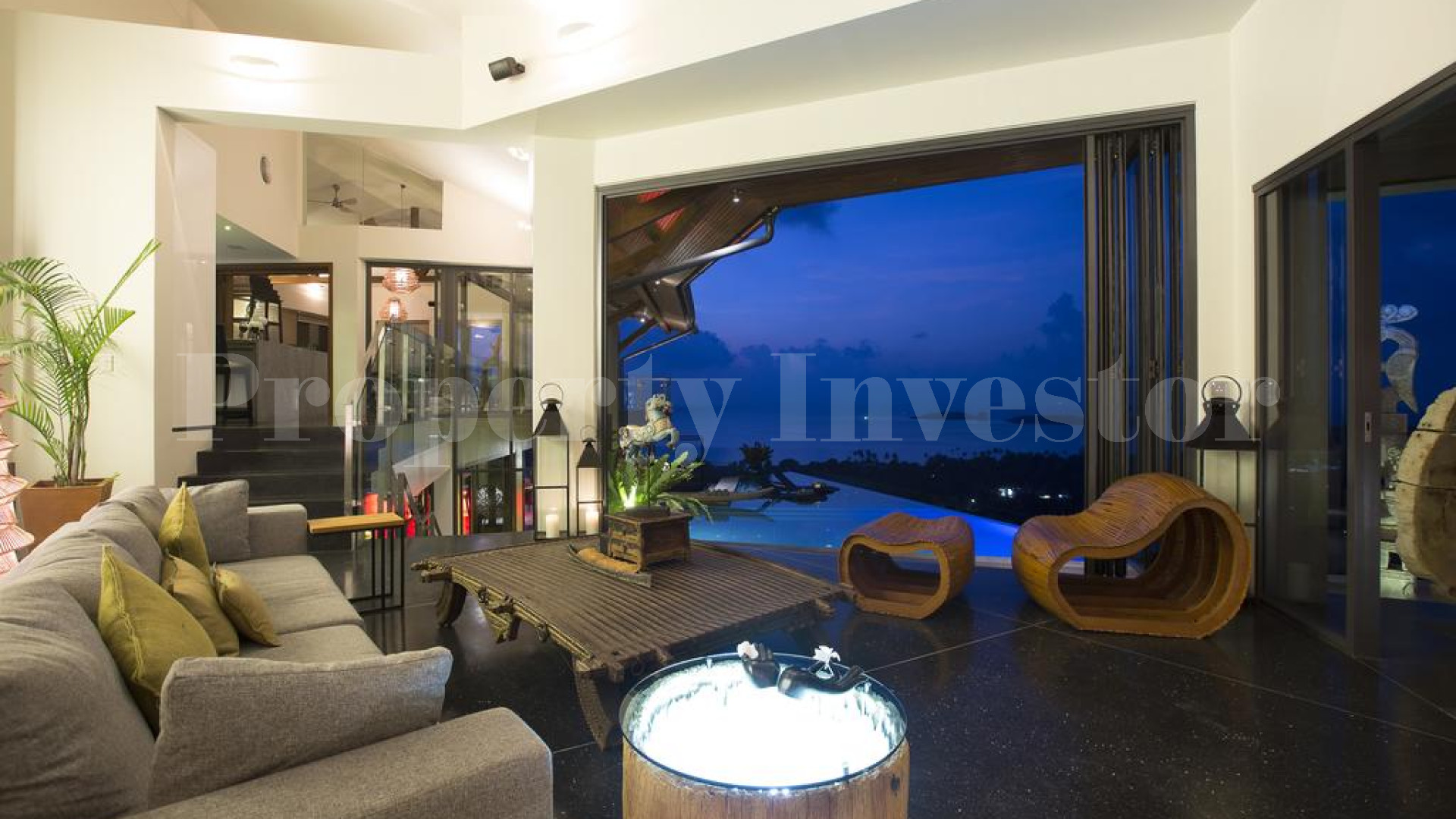 Exceptional 8 Bedroom Luxury Sea View Hillside Villa for Sale in Koh Samui, Thailand