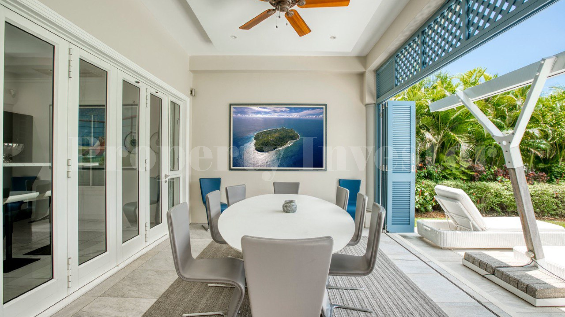 Custom Furnished 5 Bedroom Luxury Canal Front Villa with Private Cinema for Sale on Eden Island, Seychelles