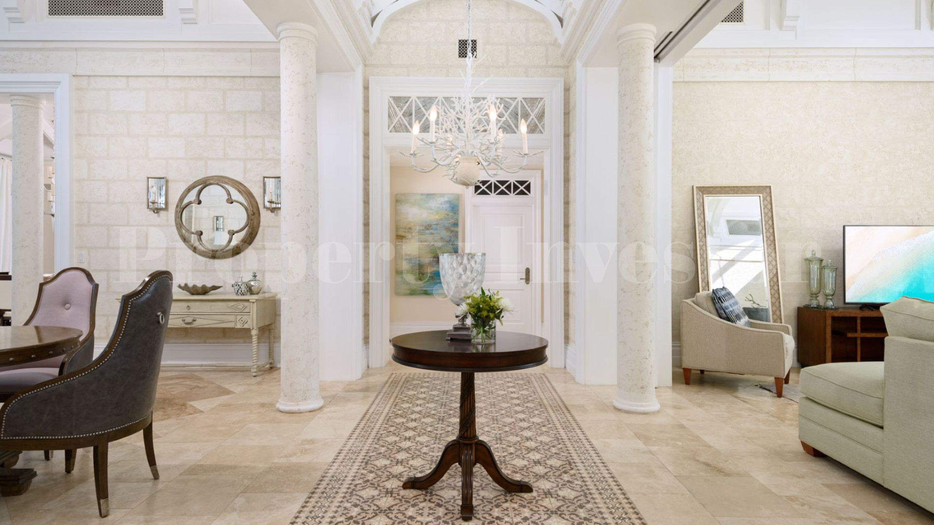 Exclusive 3 Bedroom Luxury Penthouse with Incredible Terrace & Panoramic Views for Sale on Long Bay Beach, Turks & Caicos