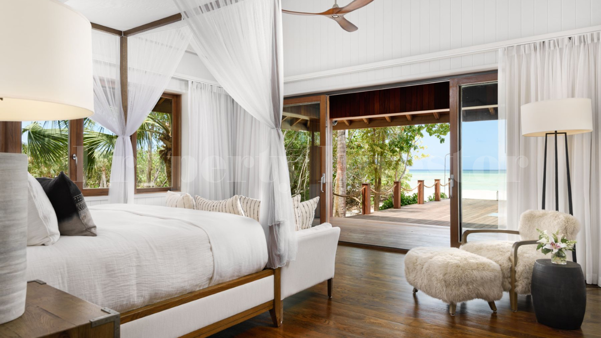 Exceptional 3 Bedroom Luxury Beachfront Estate for Sale on Parrot Cay, Turks & Caicos