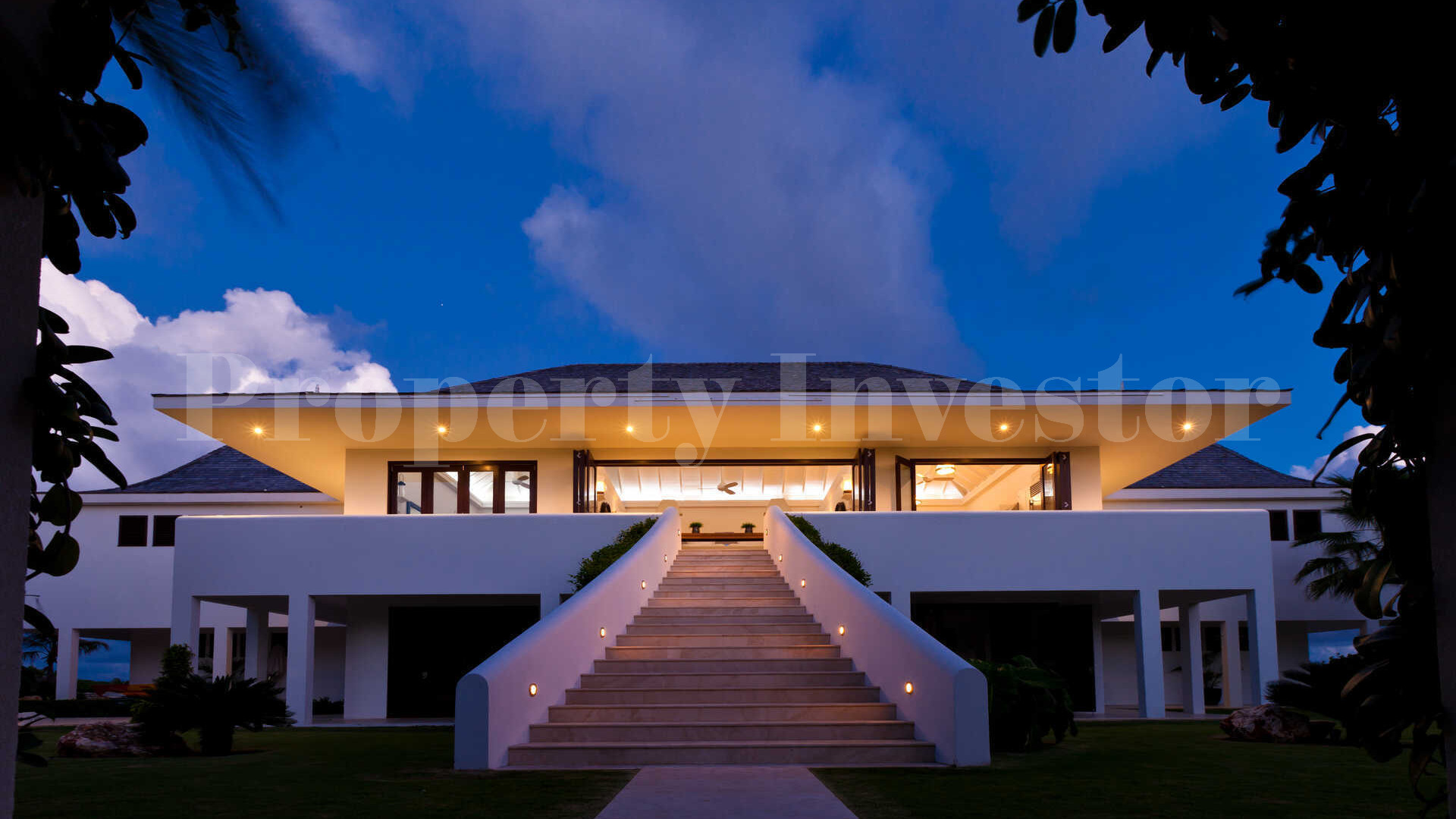 Stunning 10 Bedroom Modern Luxury Beachfront Villa in Anguilla