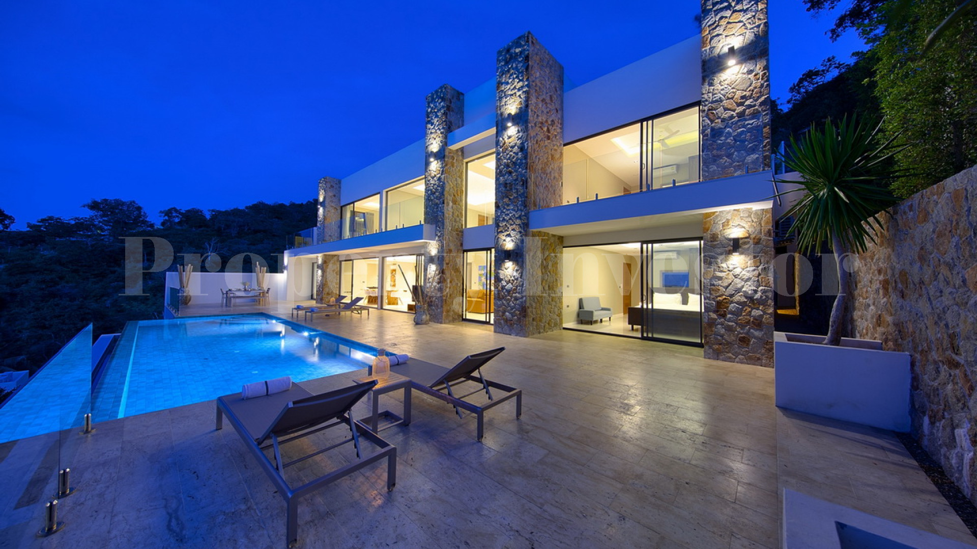 Фантастическая роскошная дизайнерская вилла с 4 спальнями с видом на море на о. Самуи