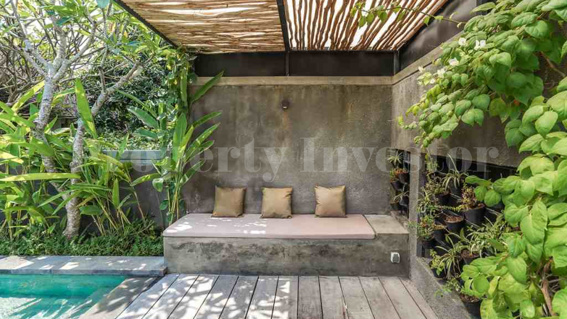 Modern 3 Bedroom Concrete Industrial Style Villa for Sale in Umalas, Bali