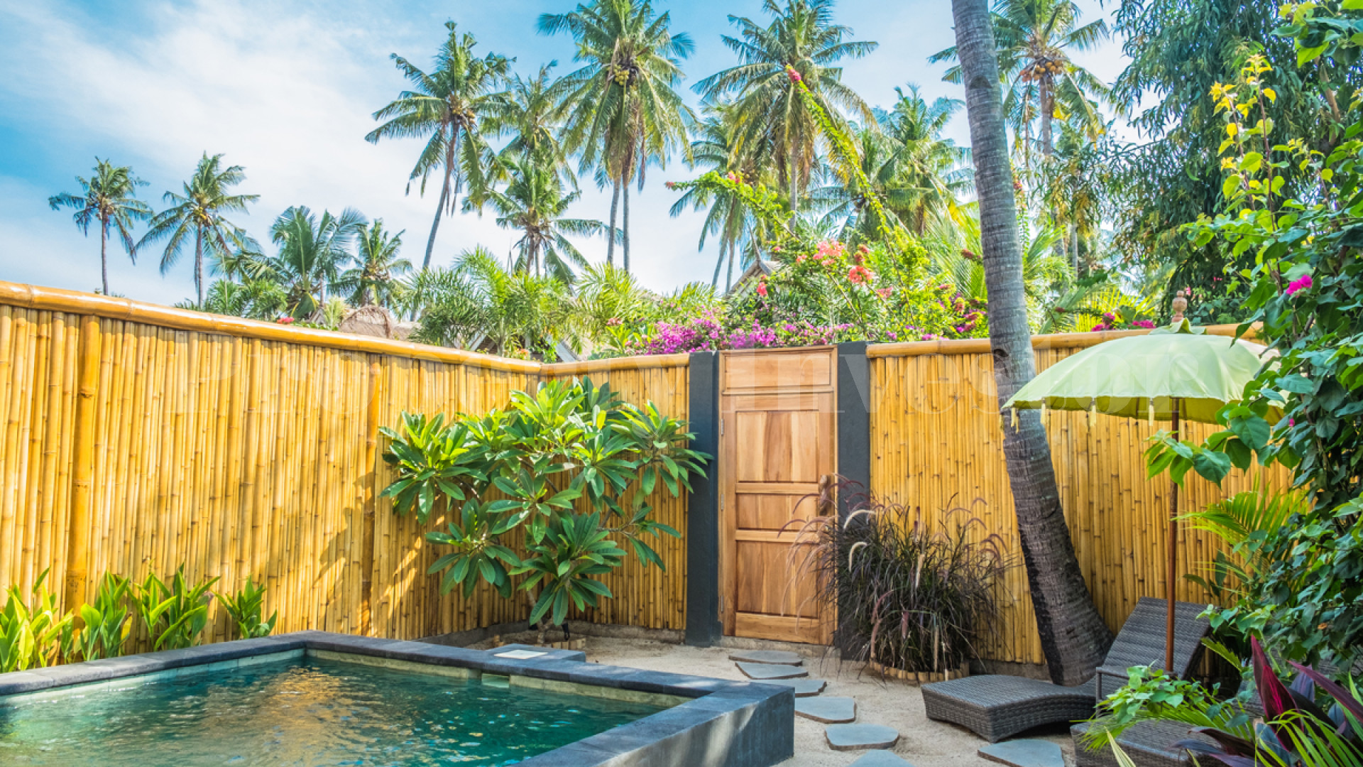 Unique Boutique Island Hotel with 4 Private Villas for Sale on Gili Air, Indonesia