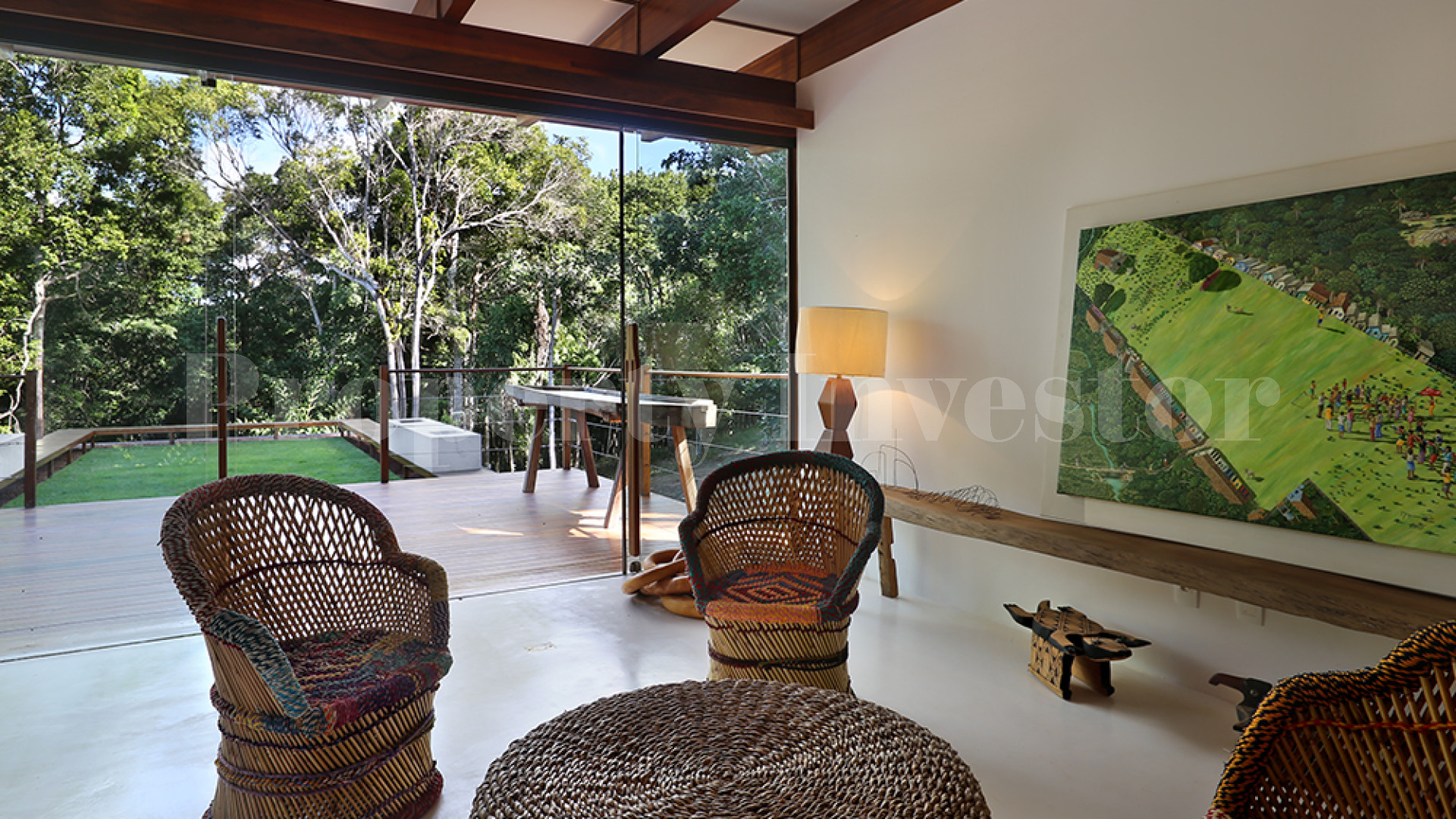 One-of-a-Kind 6 Bedroom Tropical Luxury Designer Rainforest Villa for Sale in Trancoso, Brazil