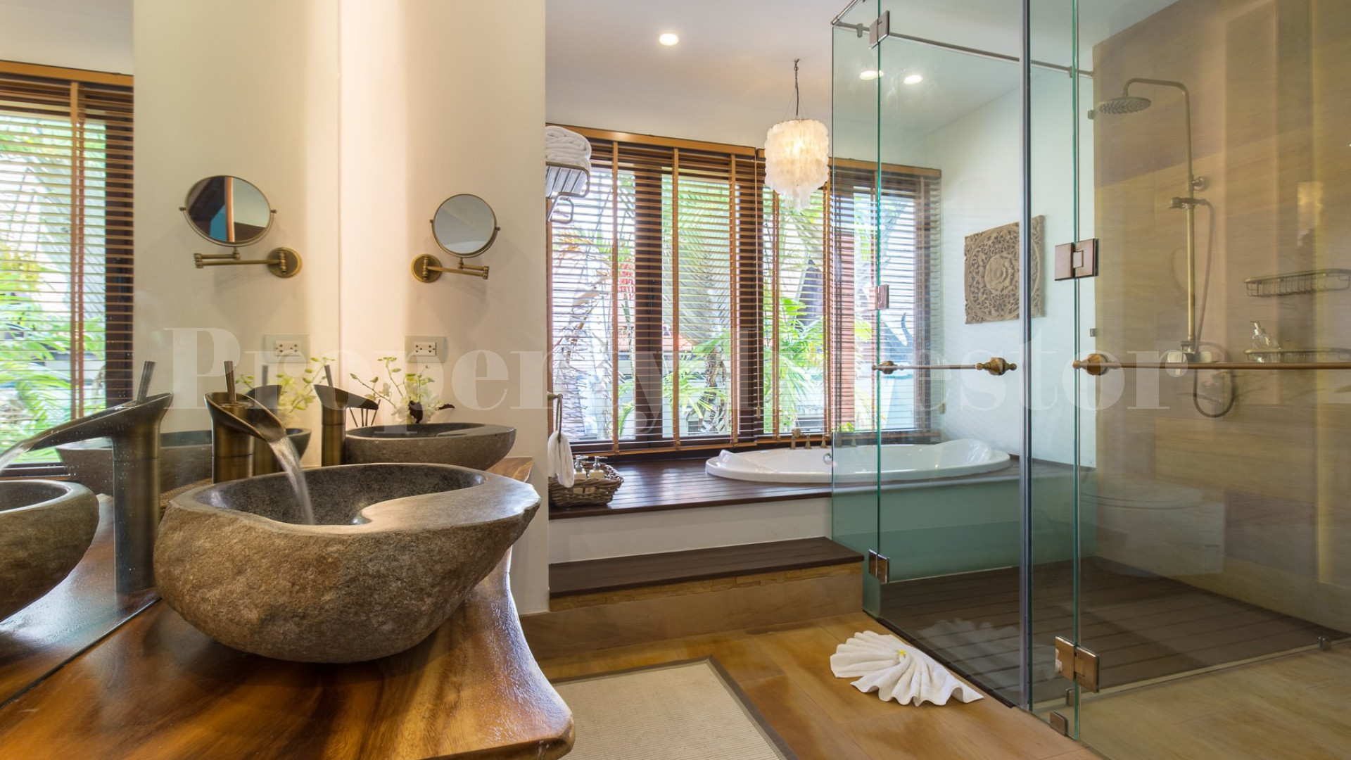 Tropical 5 Bedroom Luxury Thai Style Beach Villa for Sale in Samui