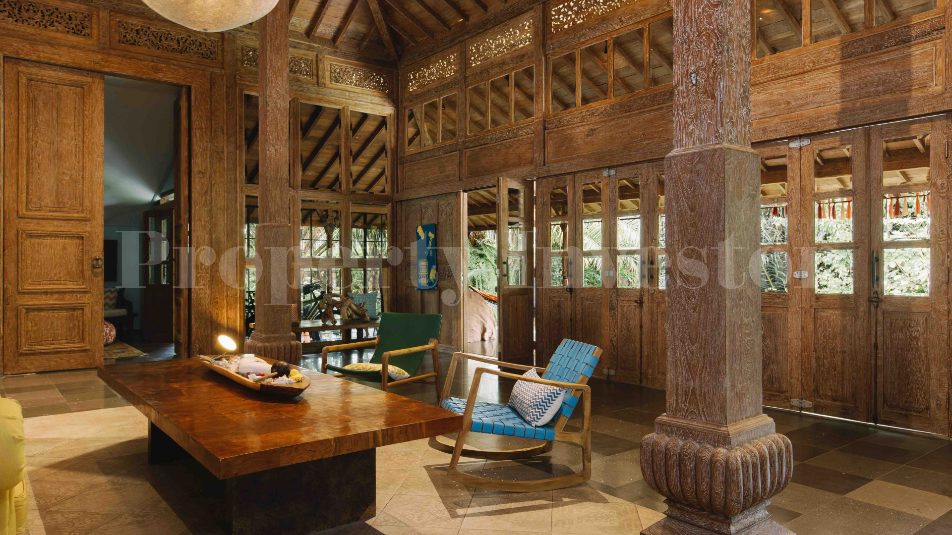 Stunning 3 Bedroom Luxury Joglo Villa with Traditional Javanese Flare for Sale in Pererenan, Bali