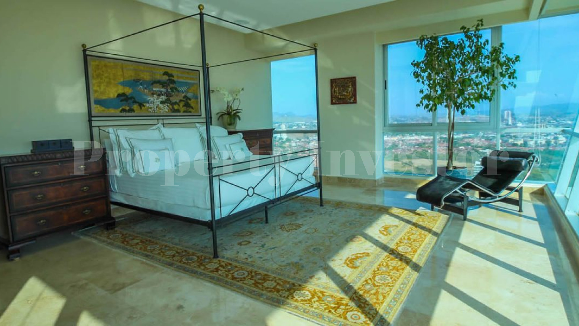 Impressive 4 Bedroom Three-Storey Oceanview Penthouse with Rooftop Pool & Terrace for Sale in Panama City, Panama