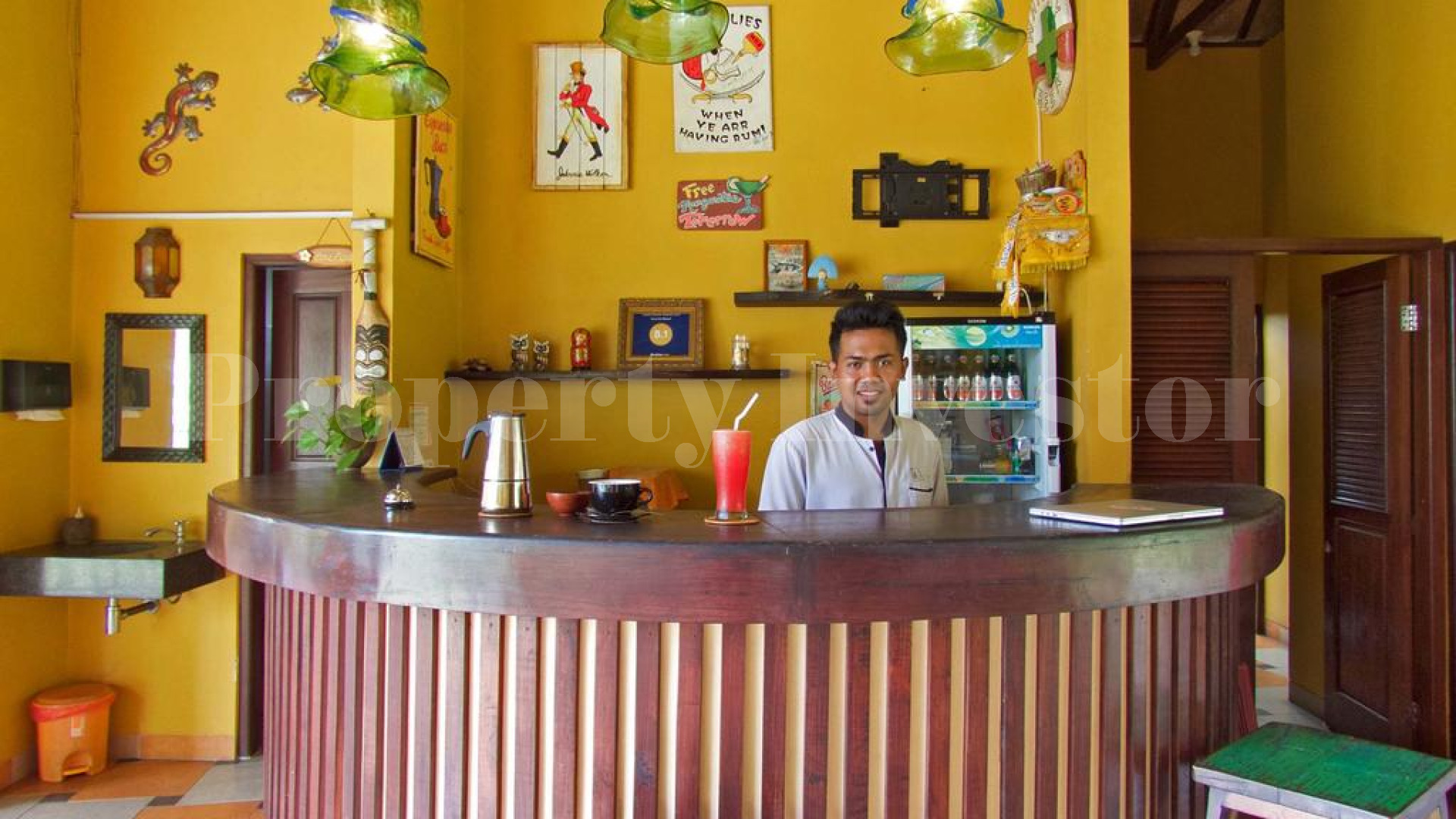 Fully Operational 9 Bungalow Beachfront Boutique Hotel for Sale in Candidasa, Bali