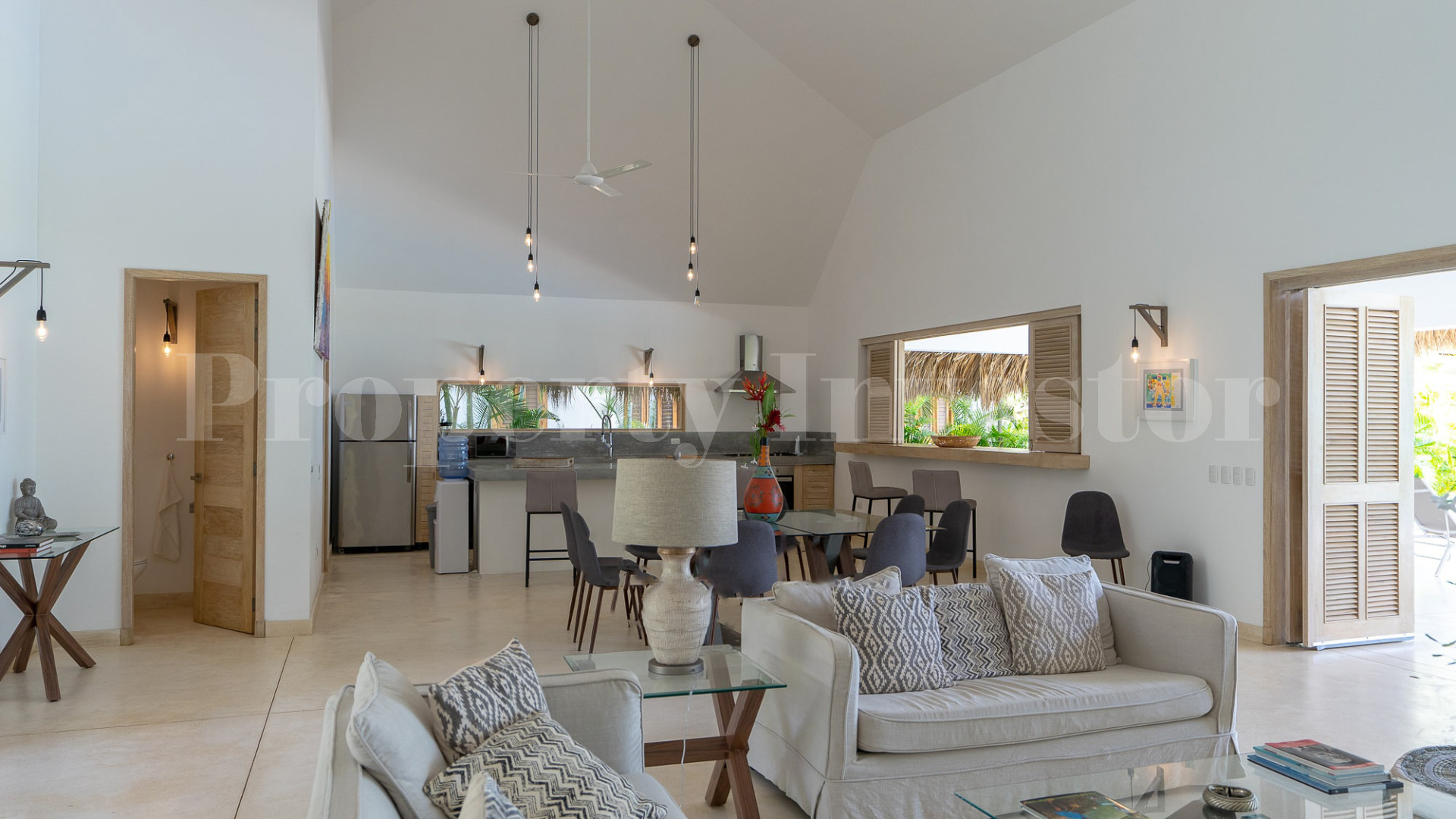 Beautiful 5 Bedroom Luxury Beachfront Villa for Sale at Playa Coson, Las Terrenas