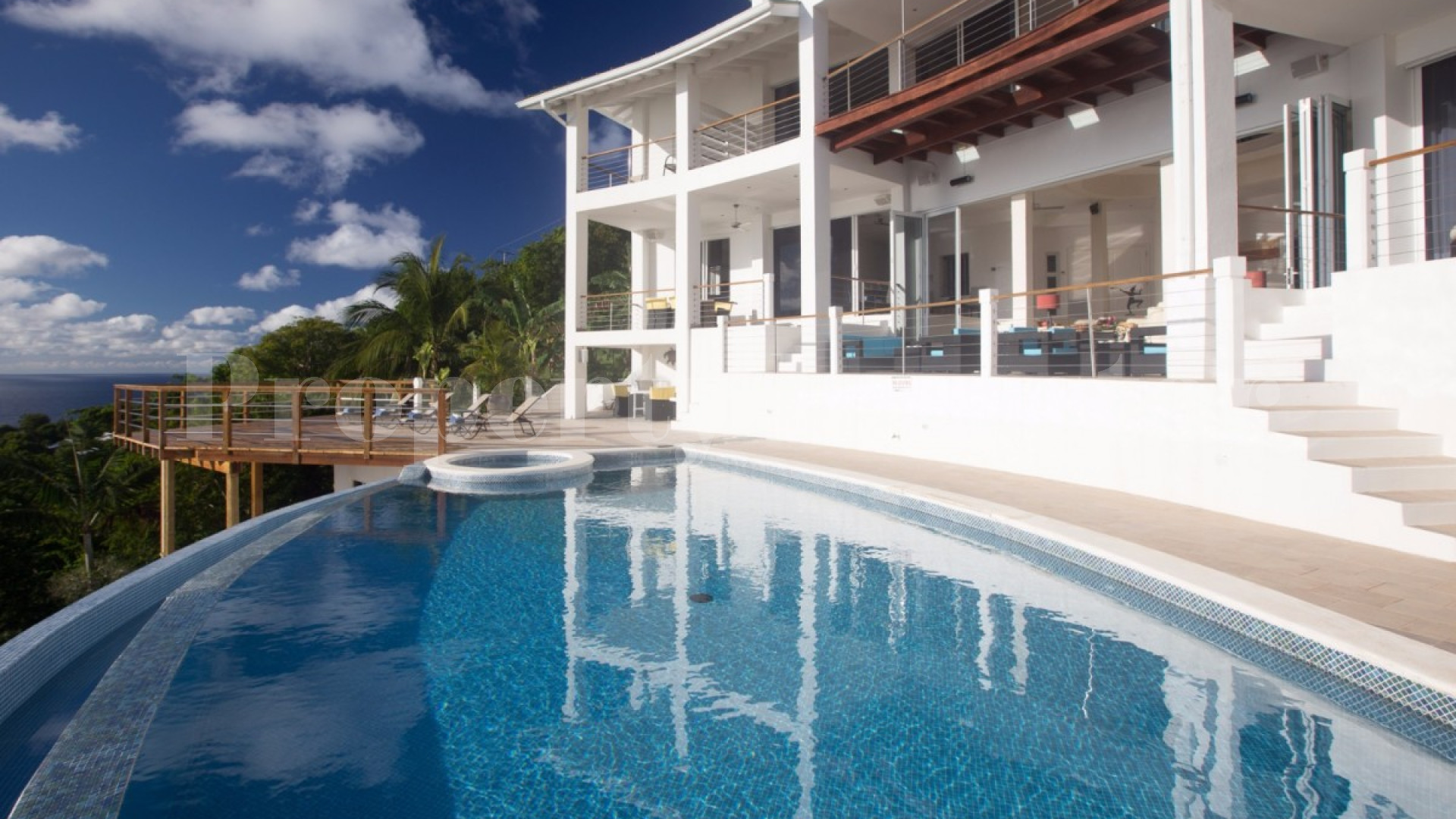 Stunning 6 Bedroom Hillside Designer Villa in St Lucia