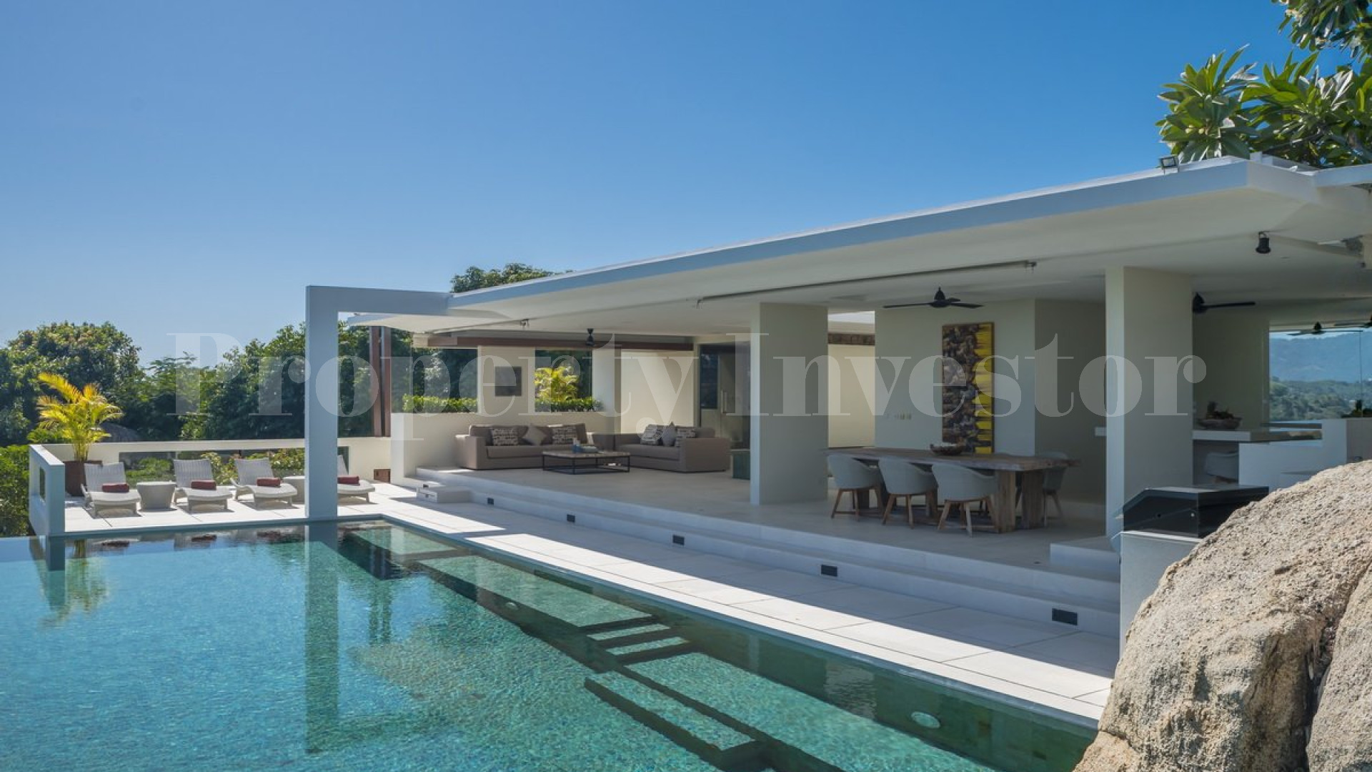 Modern Open Plan Seaview Villa in Koh Samui