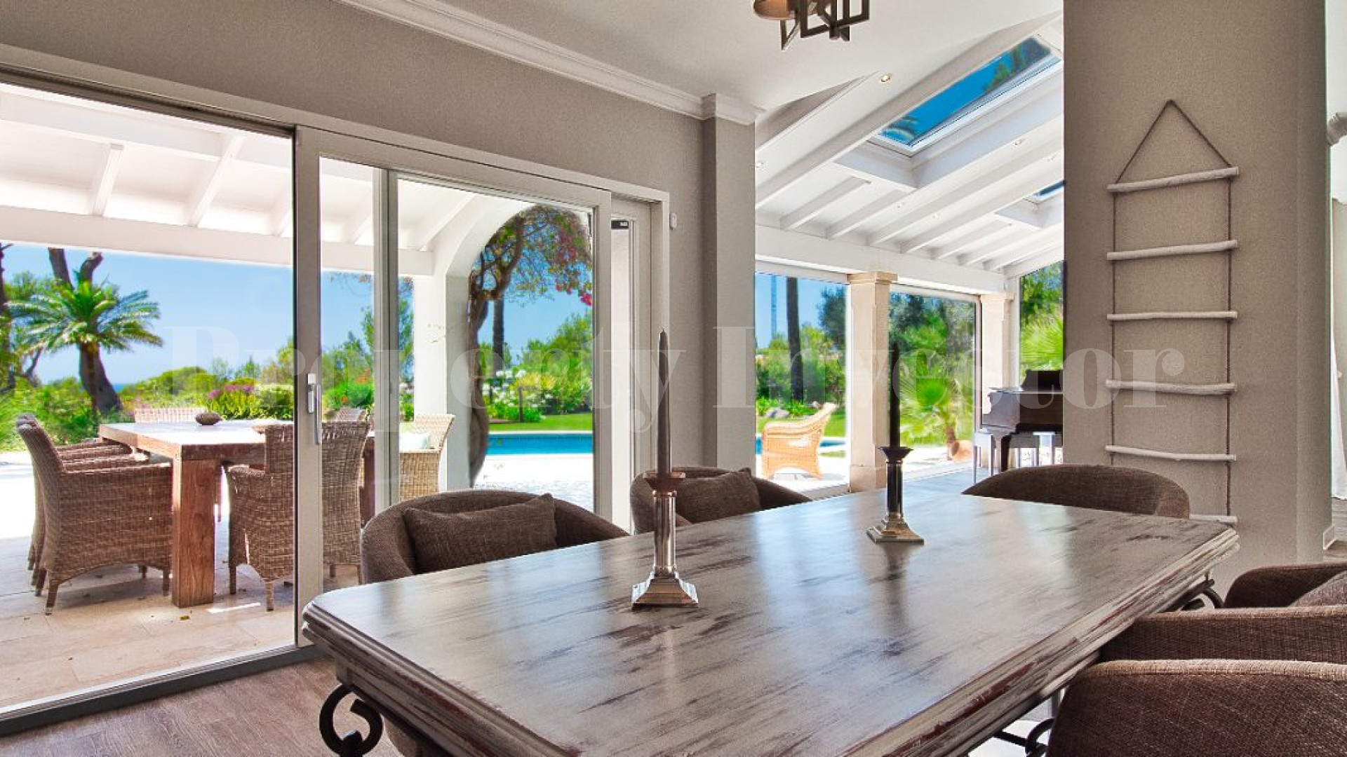 2 традиционно средиземноморские виллы с видом на море в Нуэва Санта Понса, Майорка