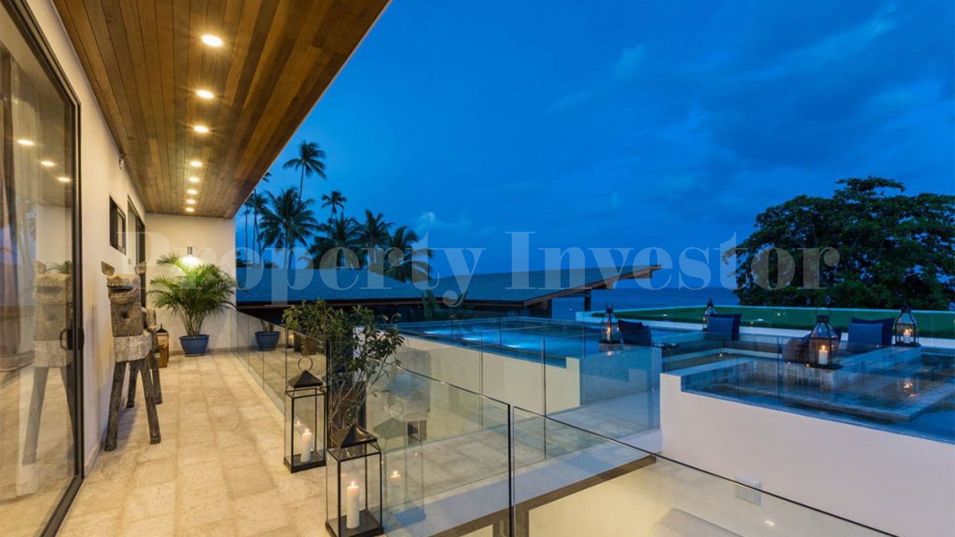 Breathtaking 6 Bedroom Beachfront Villa for Sale in Samui