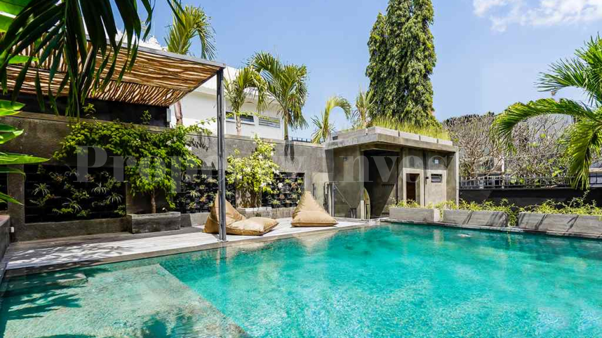 Modern 3 Bedroom Concrete Industrial Style Villa for Sale in Umalas, Bali