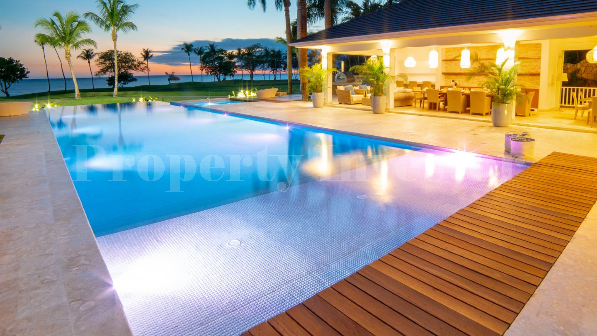 Modern Colonial 7 Bedroom Luxury Villa with Fabulous Golf & Ocean Views for Sale in La Romana, Dominican Republic