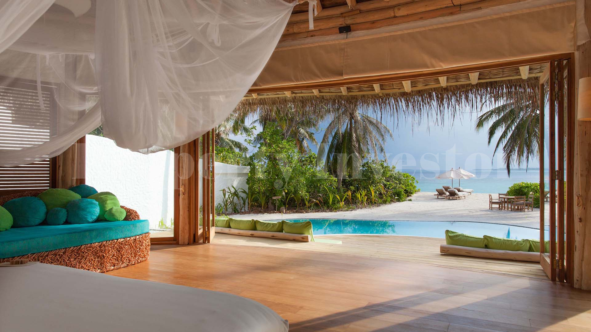 Exclusive 9 Bedroom Private Beachfront Pool Mansion for Sale in the Maldives