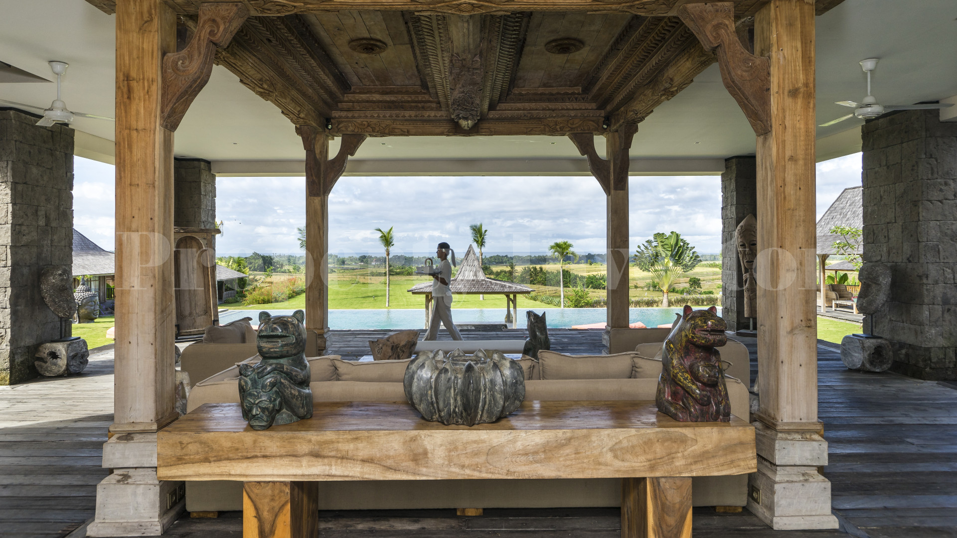 Breathtaking 24 Bedroom Luxury Ocean View Retreat with Incredible Lounging Areas for Sale in Tabanan, Bali