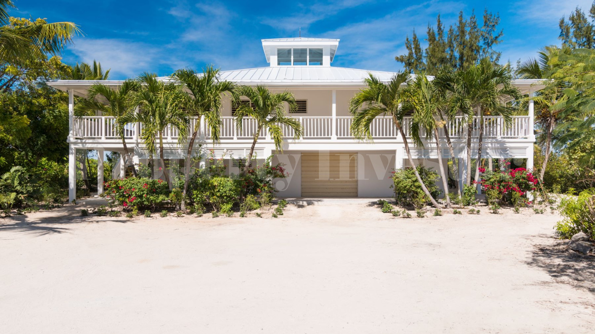Beautiful 6 Bedroom Caribbean Style Luxury Beachfront Villa with Private Beach Access for Sale in Grace Bay, Turks & Caicos