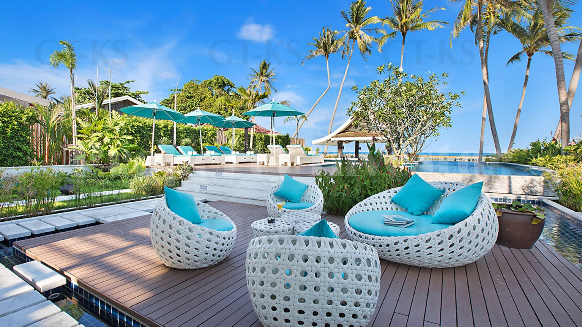 Unbelievable 5 Bedroom Luxury Beachfront Contemporary Thai Villa for Sale in Koh Samui, Thailand