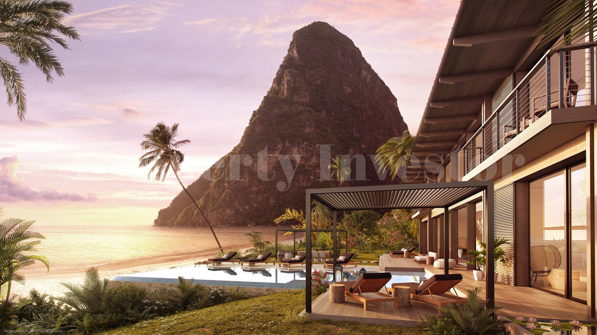 Ultra-Exclusive 4 Bedroom Luxury Beachfront Residence in Saint Lucia