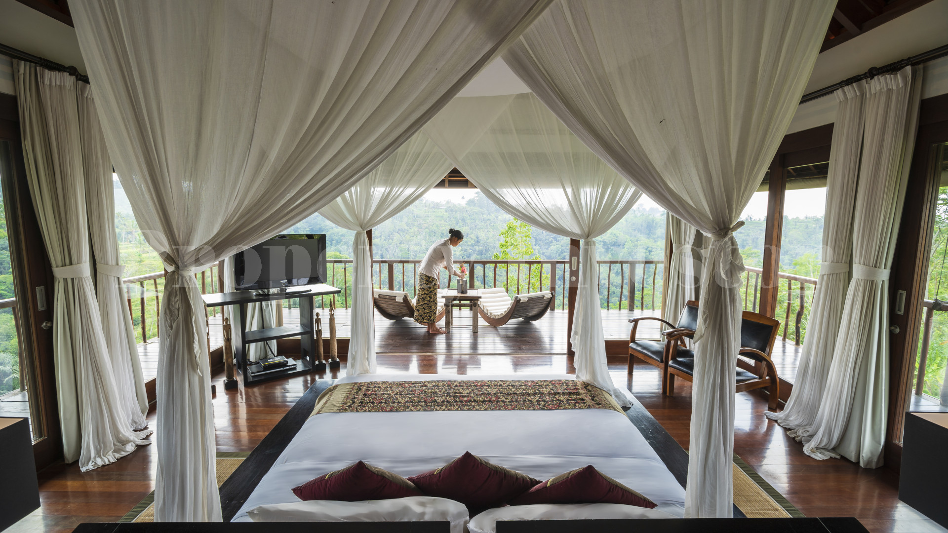 Exceptional 6 Bedroom Estate with Stunning Jungle & Valley Views for Sale in North-Ubud, Bali